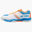 YONEX Strider Flow - Power Cushion Badminton Shoes White/sky blue