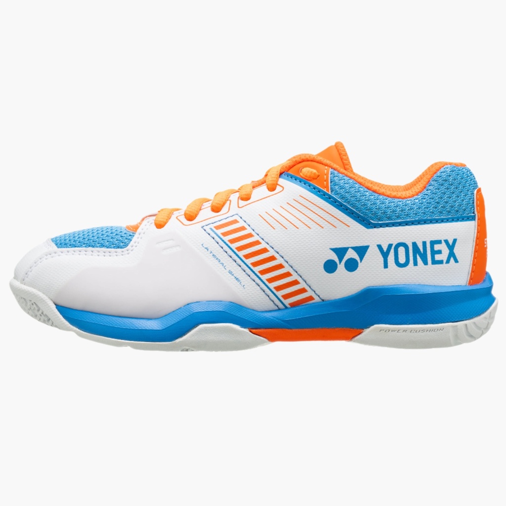 YONEX Strider Flow - Power Cushion Badminton Shoes White/sky blue