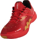 Victor P8500II D Support Series Professional Badminton Shoes U-Shape2.5, Red